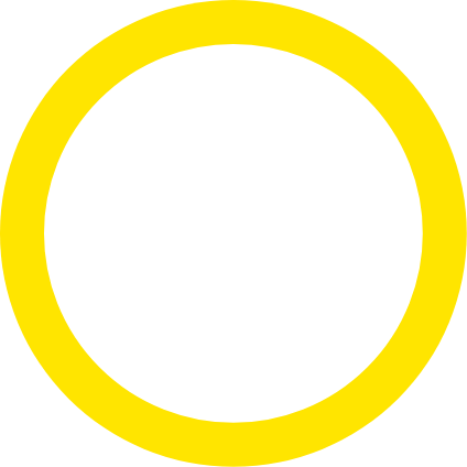 cercle decoratif jaune